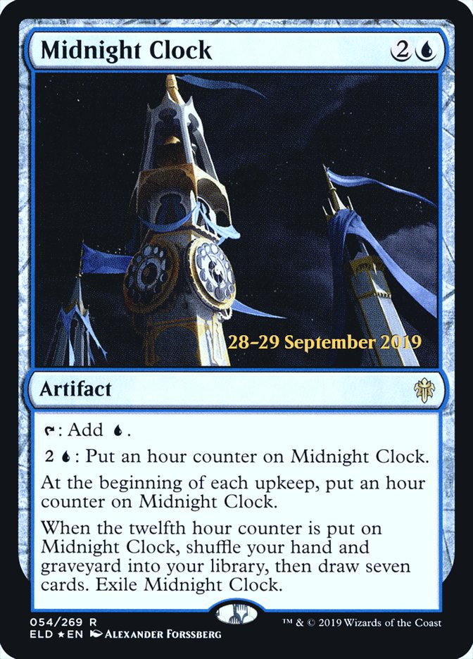Midnight Clock  [Throne of Eldraine Prerelease Promos] | PLUS EV GAMES 