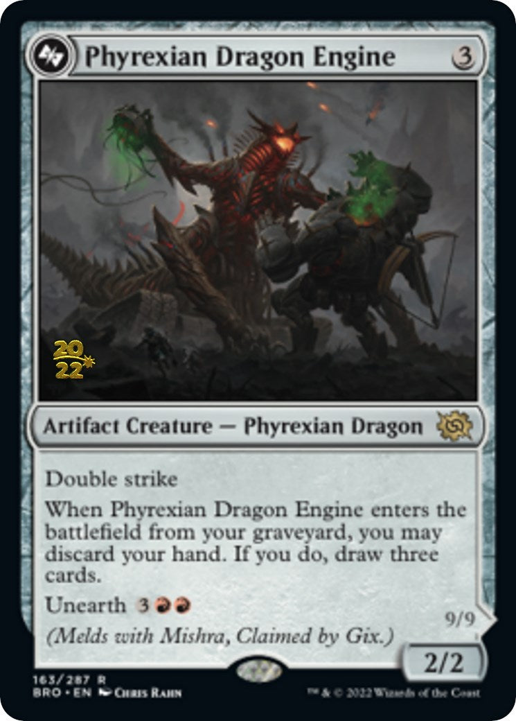 Phyrexian Dragon Engine [The Brothers' War: Prerelease Promos] | PLUS EV GAMES 