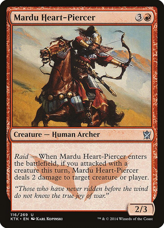 Mardu Heart-Piercer [Khans of Tarkir] | PLUS EV GAMES 