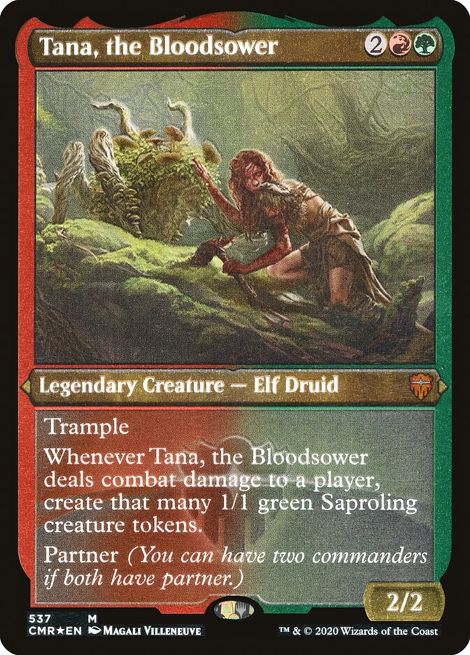 Tana, the Bloodsower [Commander Legends Etched] | PLUS EV GAMES 