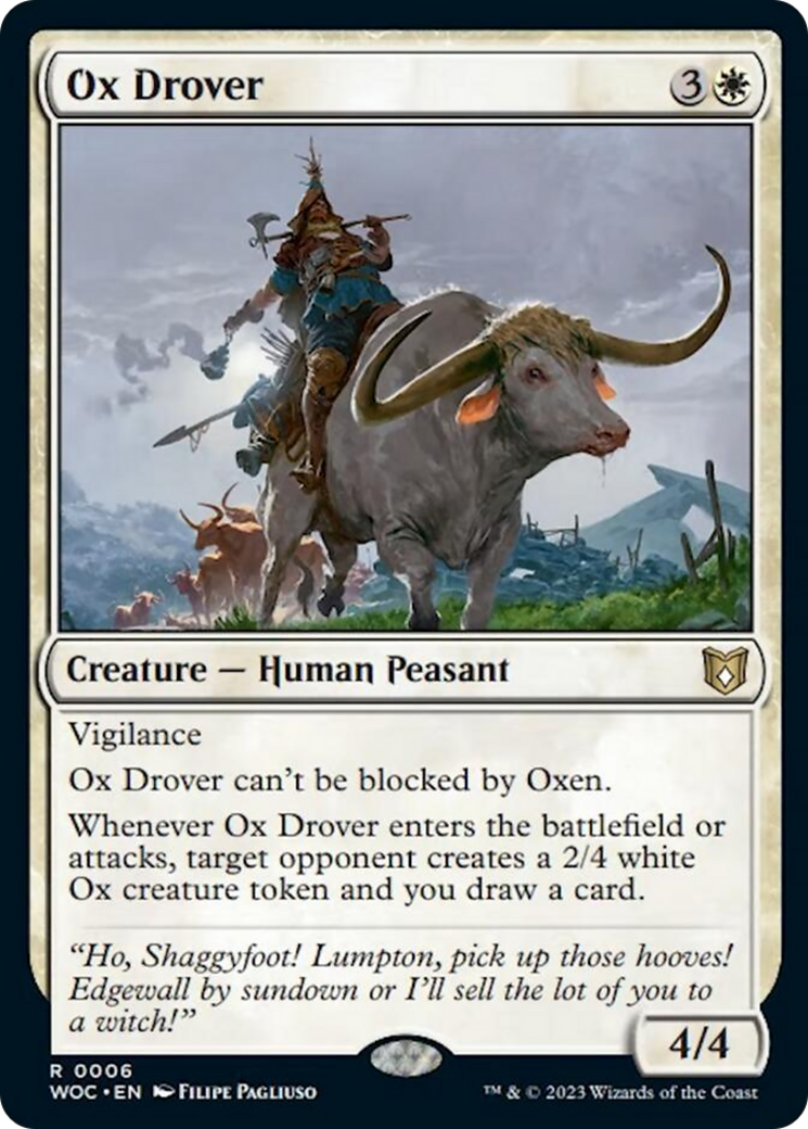 Ox Drover [Wilds of Eldraine Commander] | PLUS EV GAMES 