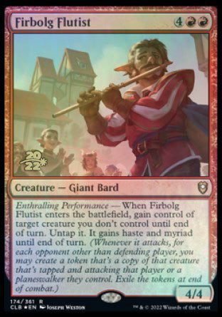 Firbolg Flutist [Commander Legends: Battle for Baldur's Gate Prerelease Promos] | PLUS EV GAMES 