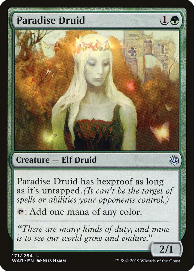 Paradise Druid [War of the Spark] | PLUS EV GAMES 