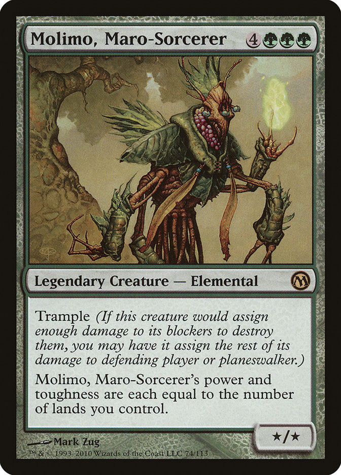 Molimo, Maro-Sorcerer [Duels of the Planeswalkers] | PLUS EV GAMES 