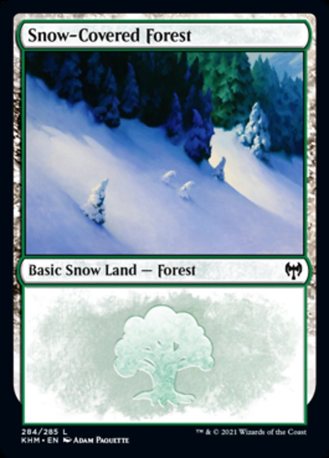 Snow-Covered Forest (284) [Kaldheim] | PLUS EV GAMES 
