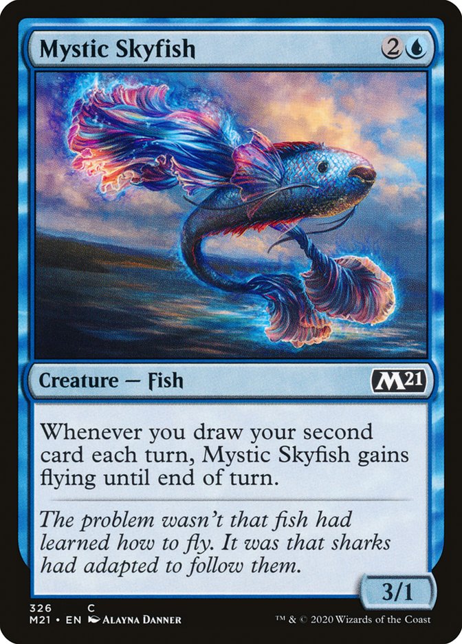 Mystic Skyfish [Core Set 2021] | PLUS EV GAMES 