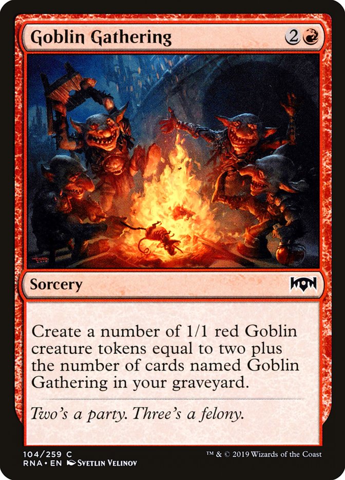 Goblin Gathering [Ravnica Allegiance] | PLUS EV GAMES 