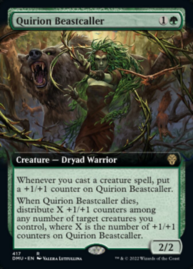 Quirion Beastcaller (Extended Art) [Dominaria United] | PLUS EV GAMES 