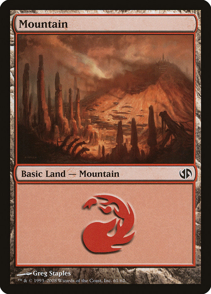 Mountain (61) [Duel Decks: Jace vs. Chandra] | PLUS EV GAMES 
