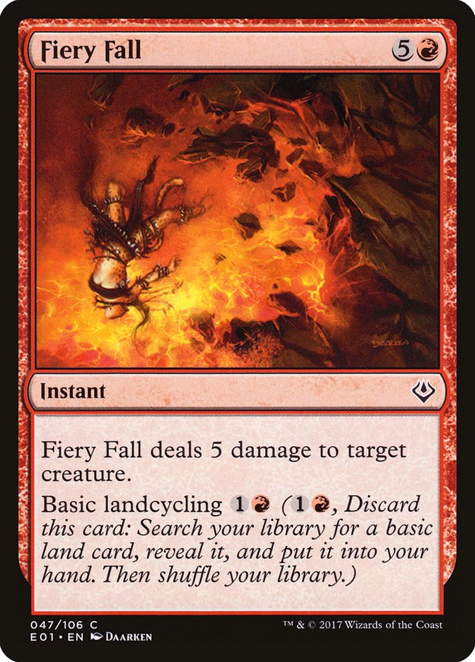 Fiery Fall [Archenemy: Nicol Bolas] | PLUS EV GAMES 