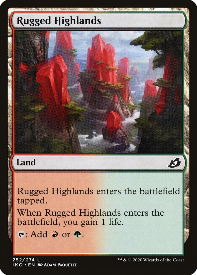 Rugged Highlands [Ikoria: Lair of Behemoths] | PLUS EV GAMES 