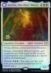 Katilda, Dawnhart Martyr // Katilda's Rising Dawn [Innistrad: Crimson Vow Prerelease Promos] | PLUS EV GAMES 