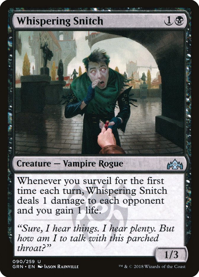 Whispering Snitch [Guilds of Ravnica] | PLUS EV GAMES 