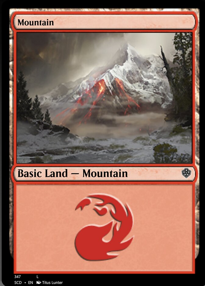 Mountain (347) [Starter Commander Decks] | PLUS EV GAMES 