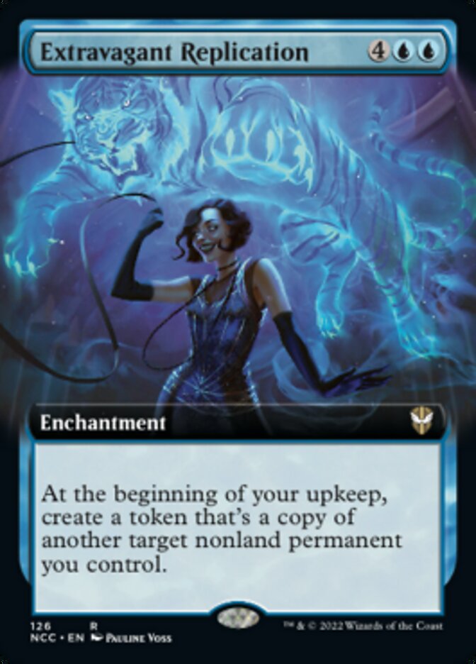 Extravagant Replication (Extended Art) [Streets of New Capenna Commander] | PLUS EV GAMES 