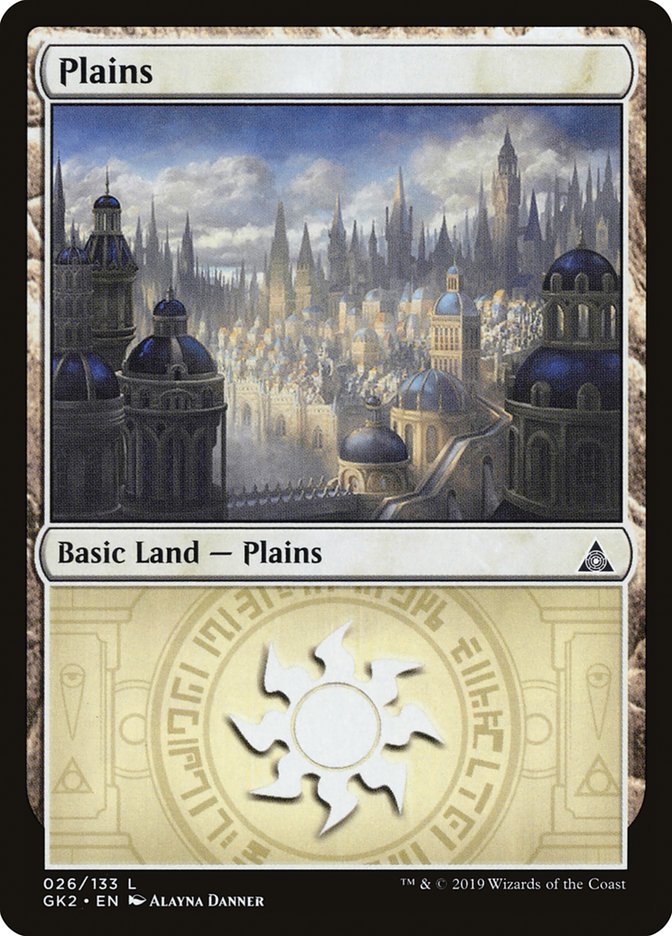 Plains (26) [Ravnica Allegiance Guild Kit] | PLUS EV GAMES 