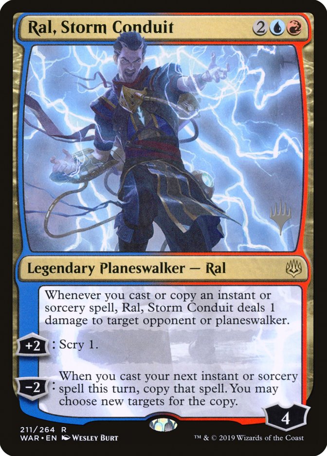 Ral, Storm Conduit (Promo Pack) [War of the Spark Promos] | PLUS EV GAMES 