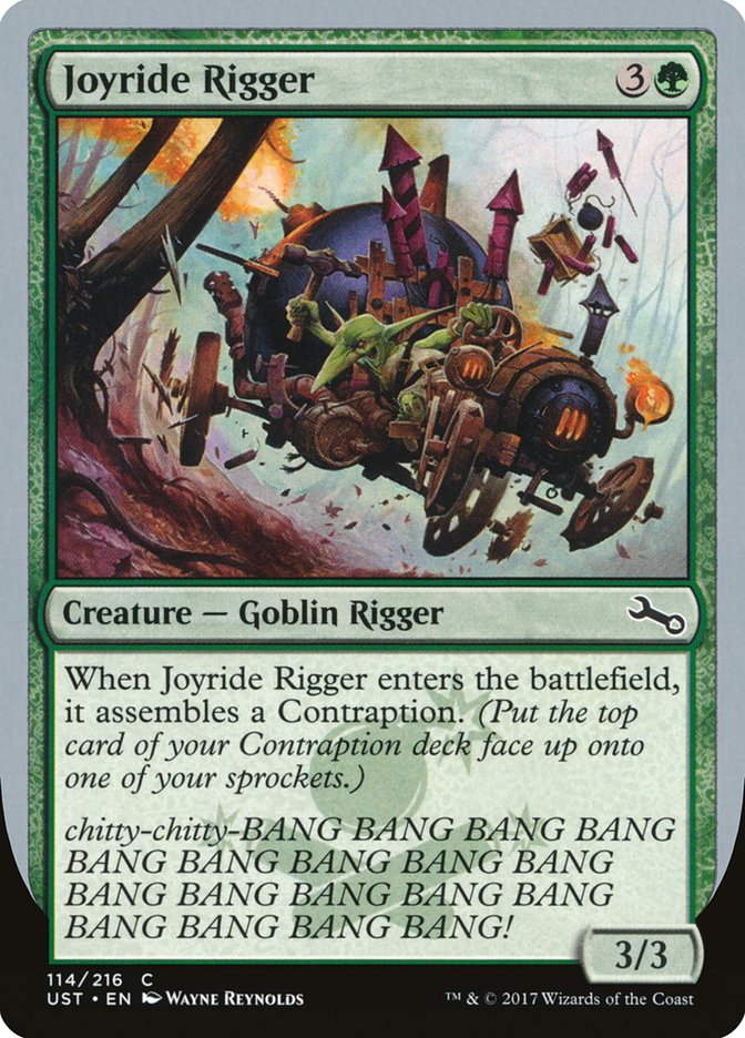 Joyride Rigger [Unstable] | PLUS EV GAMES 