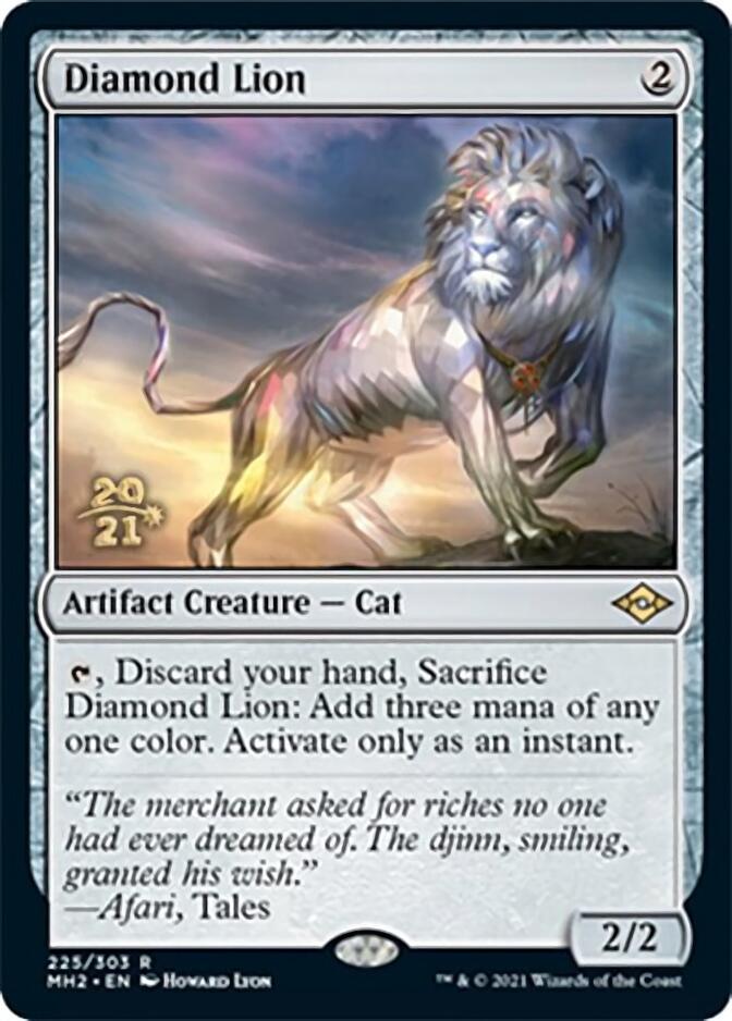 Diamond Lion [Modern Horizons 2 Prerelease Promos] | PLUS EV GAMES 