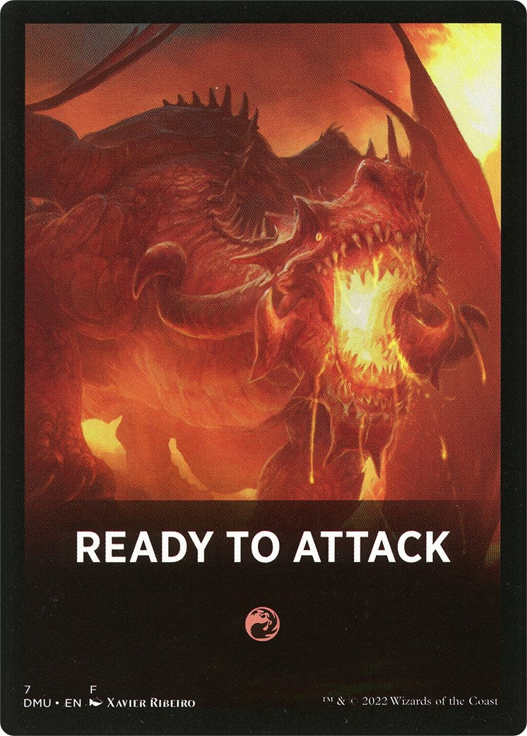 Ready to Attack Theme Card [Dominaria United Tokens] | PLUS EV GAMES 