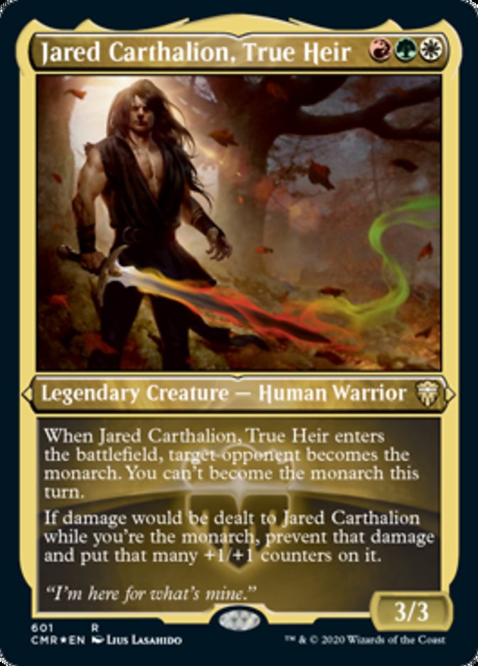Jared Carthalion, True Heir [Commander Legends Etched] | PLUS EV GAMES 