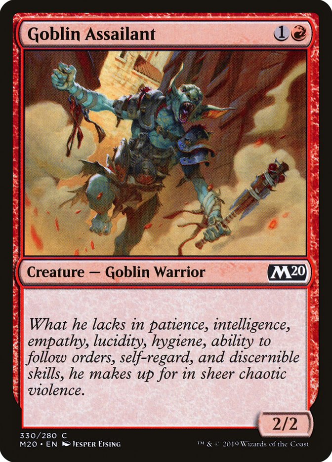 Goblin Assailant [Core Set 2020] | PLUS EV GAMES 