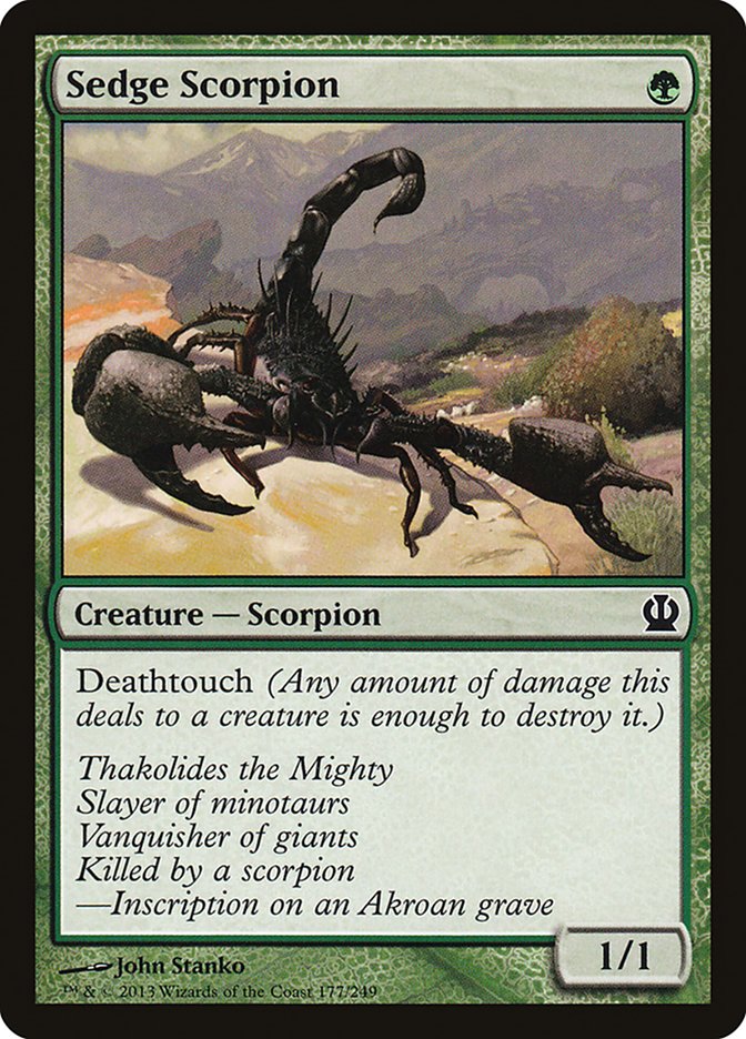 Sedge Scorpion [Theros] | PLUS EV GAMES 