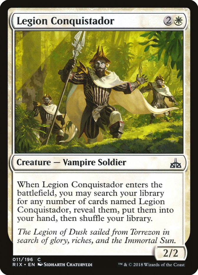 Legion Conquistador [Rivals of Ixalan] | PLUS EV GAMES 