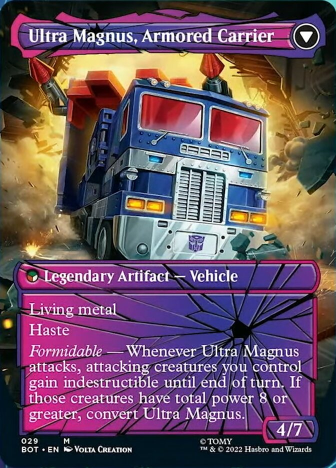 Ultra Magnus, Tactician // Ultra Magnus, Armored Carrier (Shattered Glass) [Universes Beyond: Transformers] | PLUS EV GAMES 