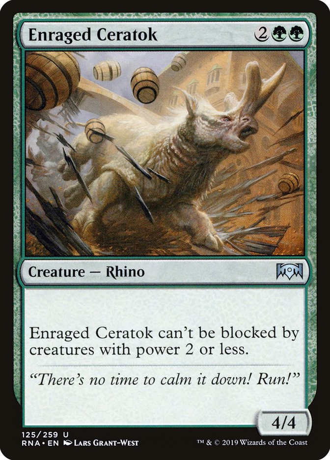 Enraged Ceratok [Ravnica Allegiance] | PLUS EV GAMES 