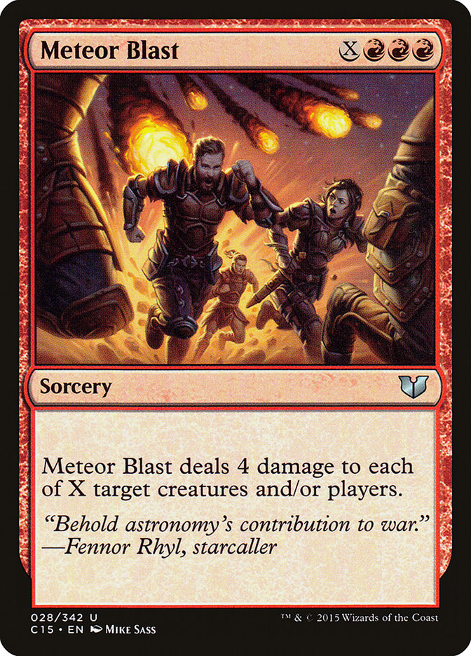 Meteor Blast [Commander 2015] | PLUS EV GAMES 