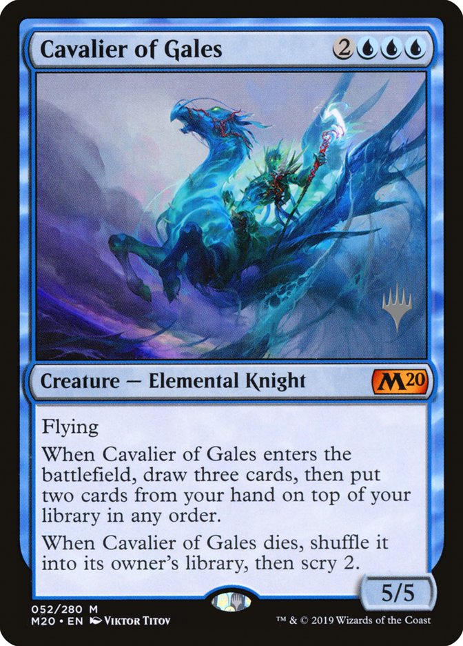 Cavalier of Gales (Promo Pack) [Core Set 2020 Promos] | PLUS EV GAMES 