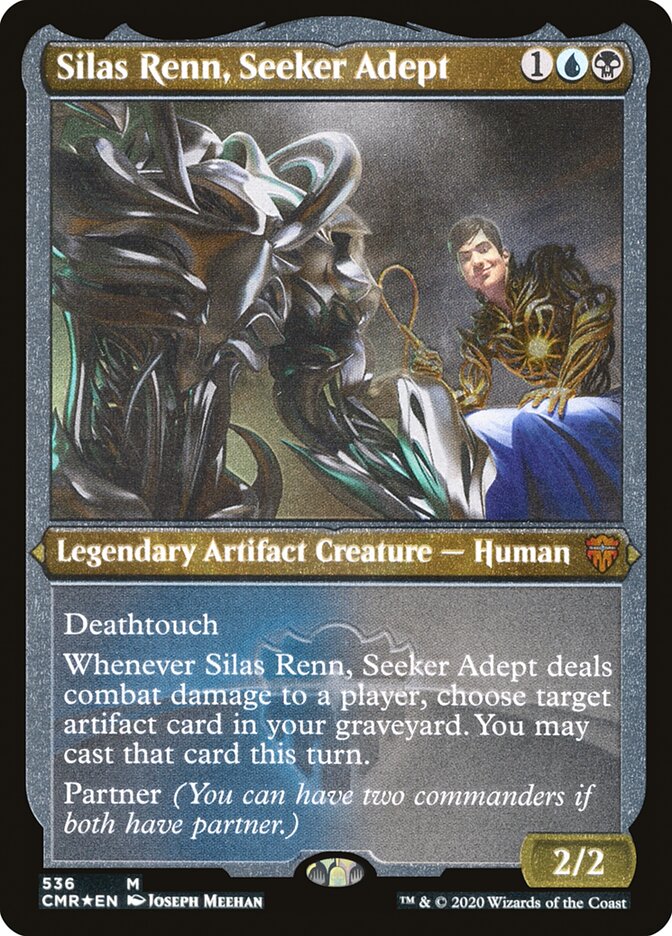 Silas Renn, Seeker Adept [Commander Legends Etched] | PLUS EV GAMES 