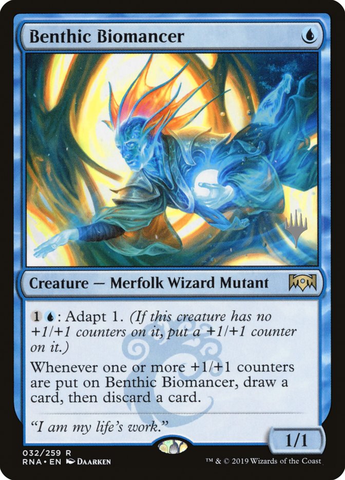 Benthic Biomancer (Promo Pack) [Ravnica Allegiance Promos] | PLUS EV GAMES 