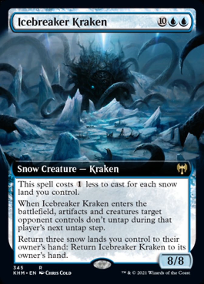 Icebreaker Kraken (Extended Art) [Kaldheim] | PLUS EV GAMES 