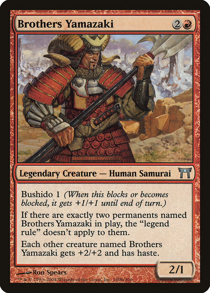 Brothers Yamazaki (160b/306) [Champions of Kamigawa] | PLUS EV GAMES 