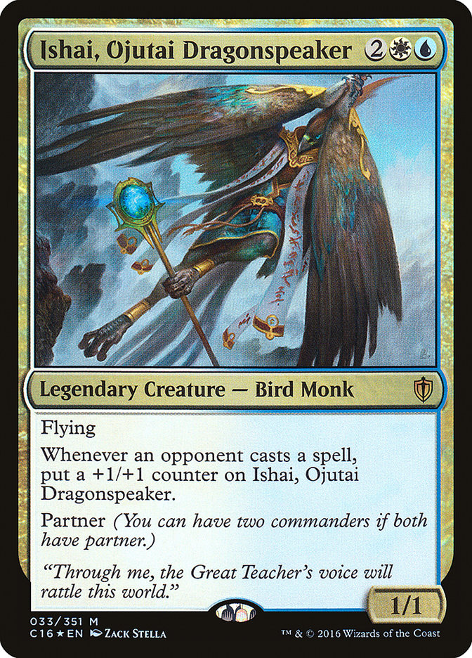 Ishai, Ojutai Dragonspeaker [Commander 2016] | PLUS EV GAMES 