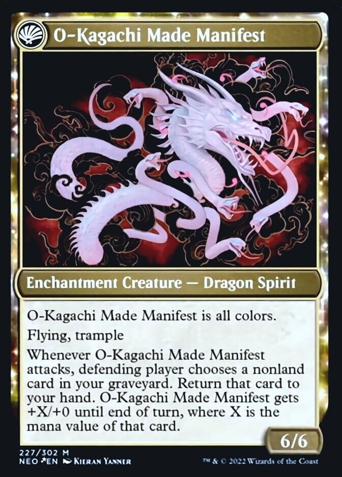 The Kami War // O-Kagachi Made Manifest [Kamigawa: Neon Dynasty Prerelease Promos] | PLUS EV GAMES 