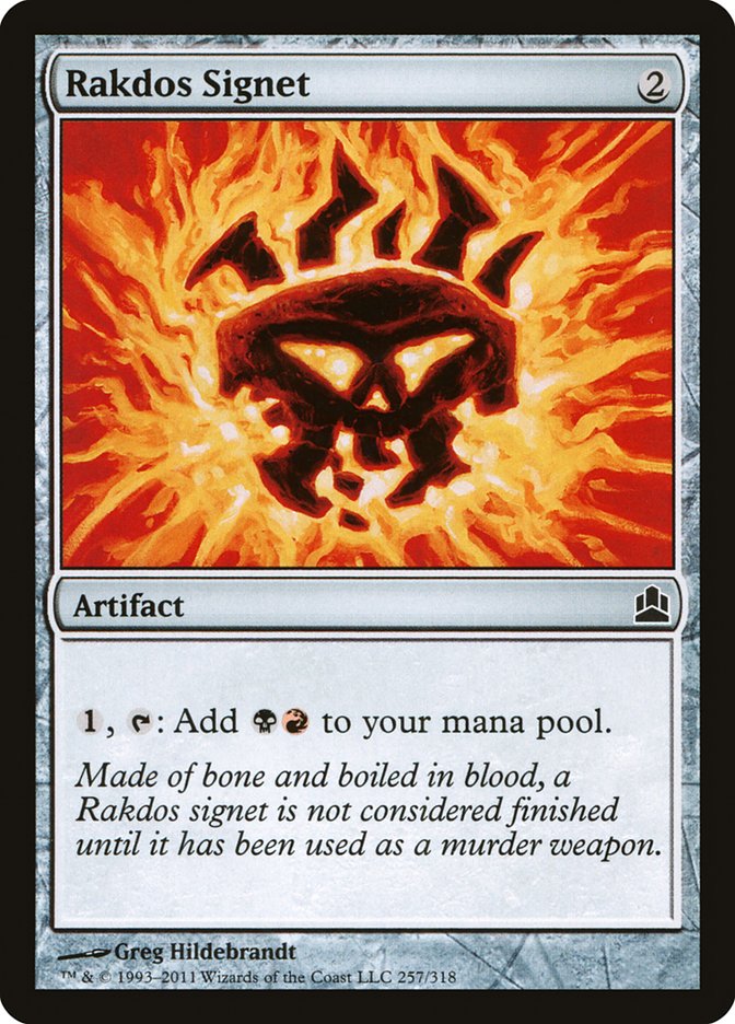 Rakdos Signet [Commander 2011] | PLUS EV GAMES 