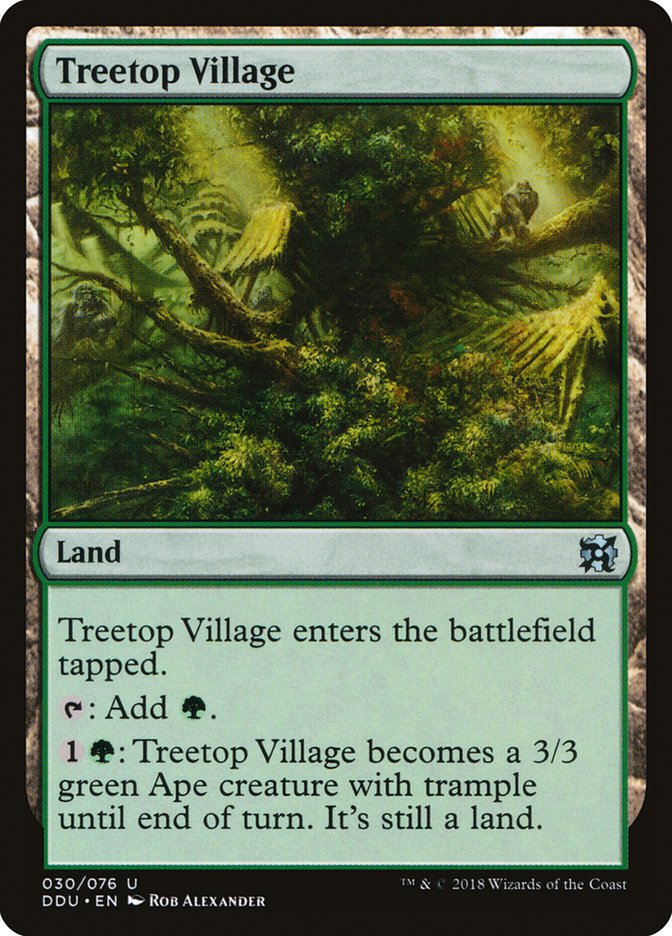 Treetop Village [Duel Decks: Elves vs. Inventors] | PLUS EV GAMES 