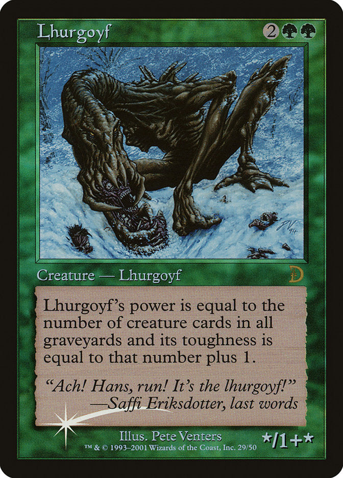 Lhurgoyf [Deckmasters] | PLUS EV GAMES 