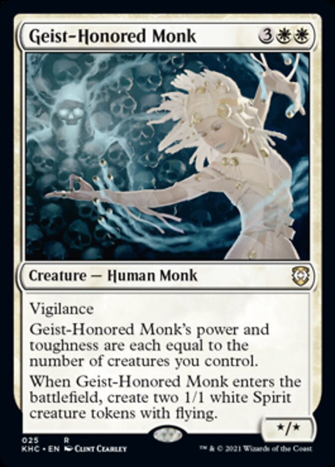 Geist-Honored Monk [Kaldheim Commander] | PLUS EV GAMES 