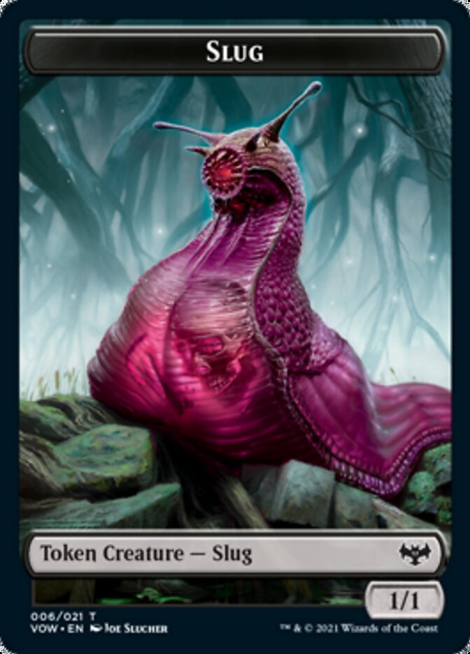 Insect // Slug Double-sided Token [Innistrad: Crimson Vow Tokens] | PLUS EV GAMES 