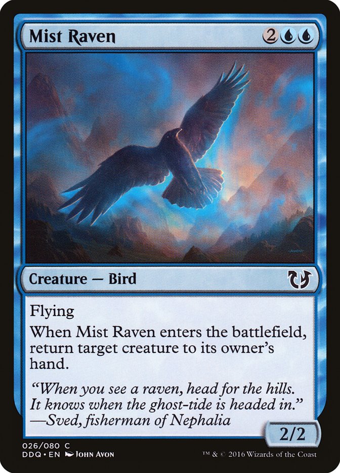 Mist Raven [Duel Decks: Blessed vs. Cursed] | PLUS EV GAMES 