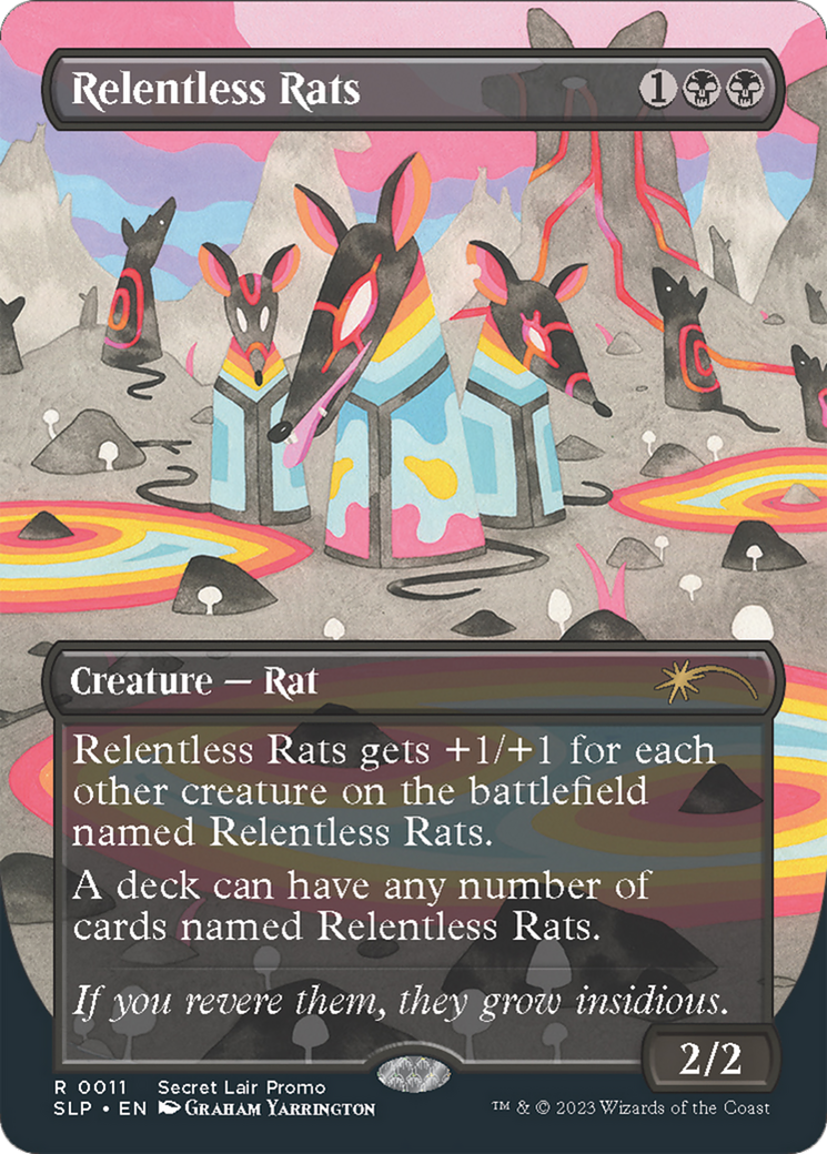 Relentless Rats (0011) [Secret Lair Showdown] | PLUS EV GAMES 
