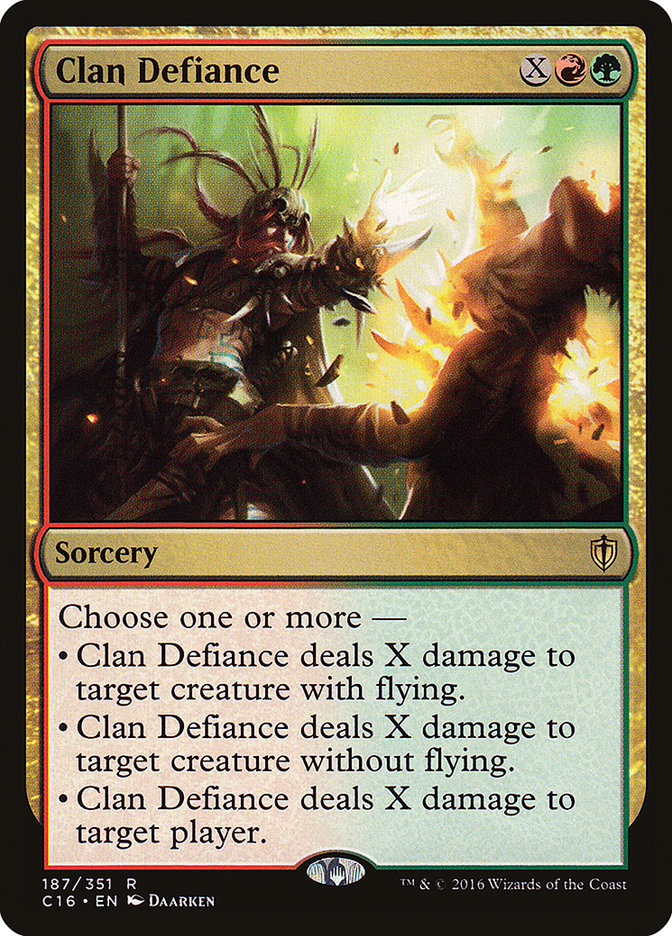 Clan Defiance [Commander 2016] | PLUS EV GAMES 