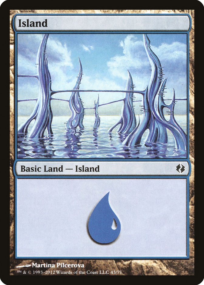 Island (43) [Duel Decks: Venser vs. Koth] | PLUS EV GAMES 