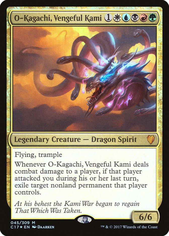 O-Kagachi, Vengeful Kami [Commander 2017] | PLUS EV GAMES 