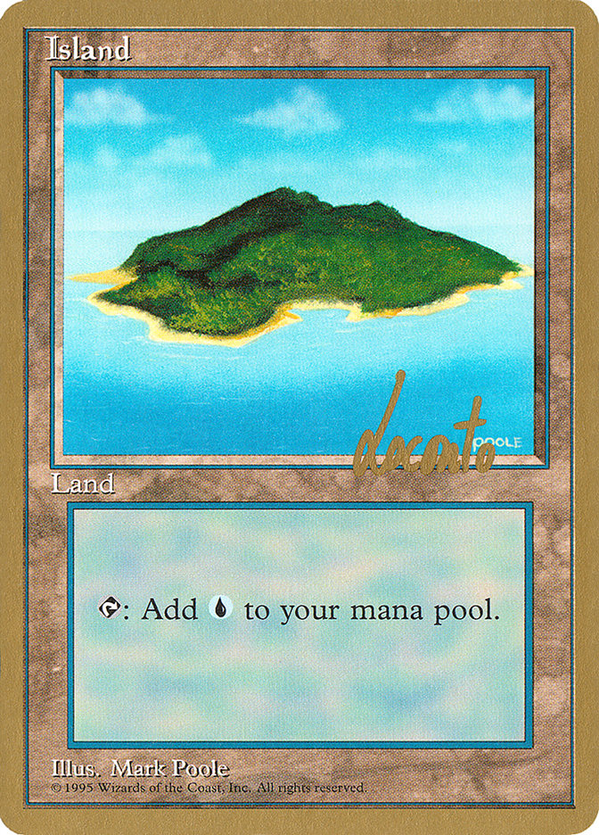 Island (ml367) (Michael Loconto) [Pro Tour Collector Set] | PLUS EV GAMES 