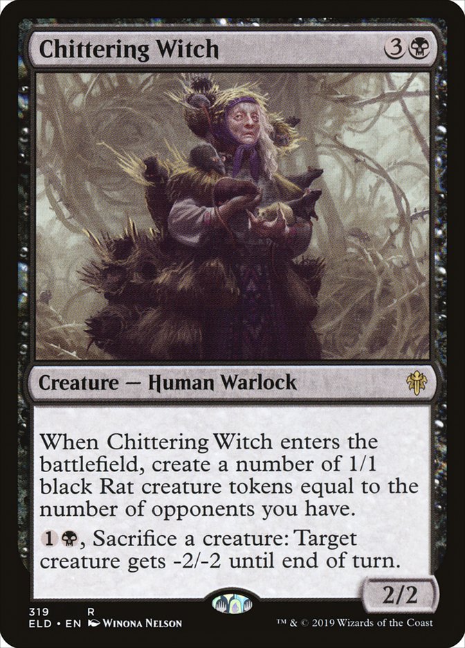 Chittering Witch [Throne of Eldraine] | PLUS EV GAMES 